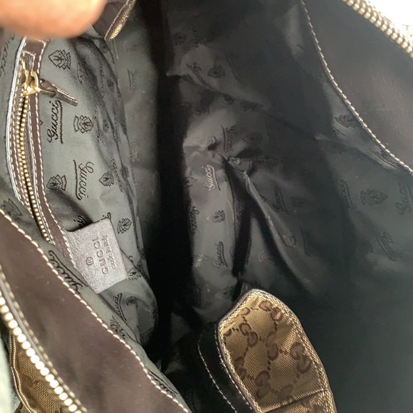 Gucci Original GG Crystal Hysteria Shoulder Hobo Bag Women’s Large - Picture 7 of 9